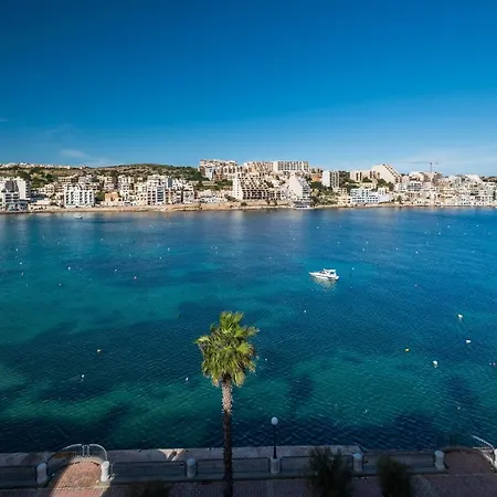 Blue Harbour 3 Bedroom Seafront With Large Yard On The Promenade - By Getawaysmalta Apartment St. Paul's Bay